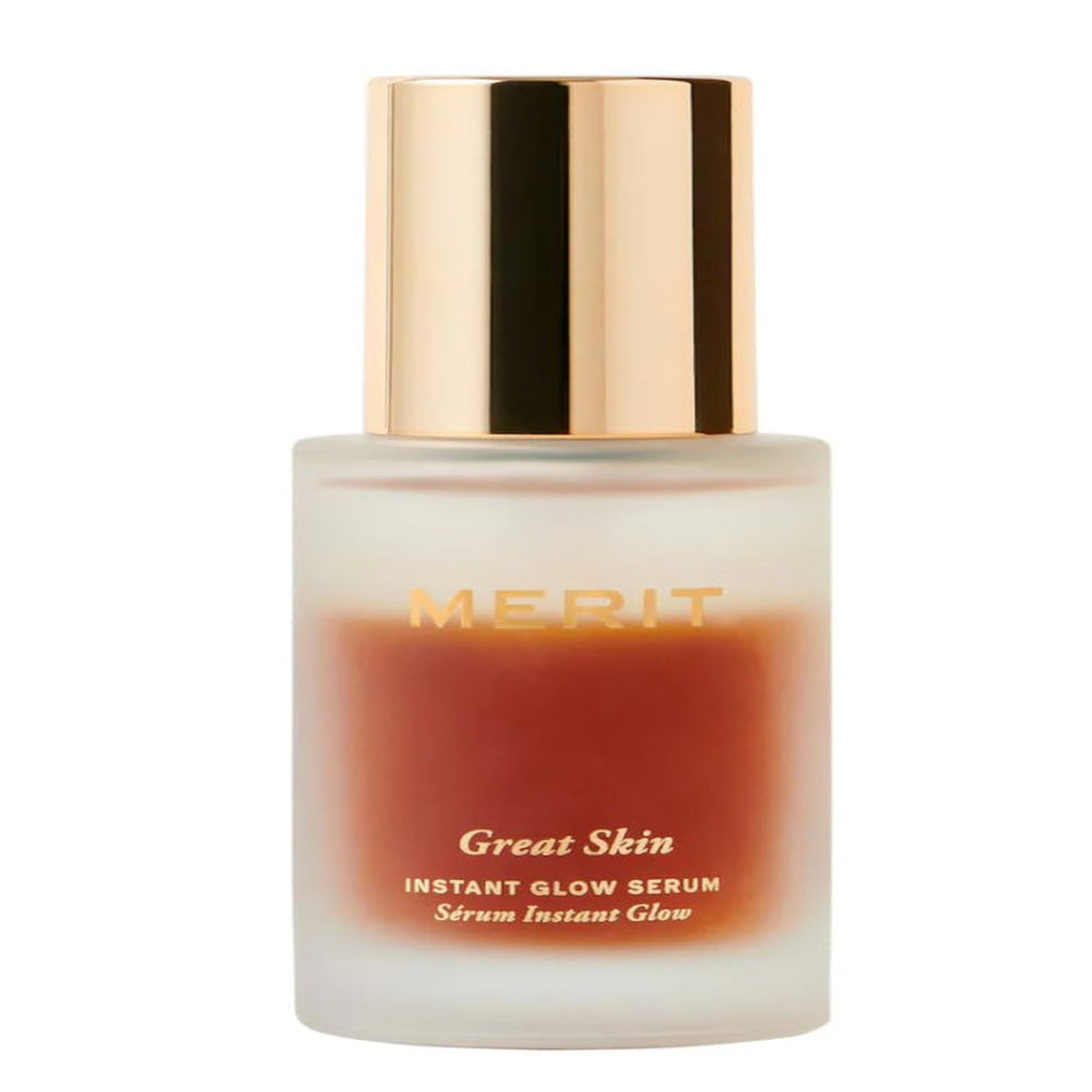 Merité Great Skin Instant Glow Serum, Bi-Phase Lightweight Formula, Hydrating and Plumping with Hyaluronic Acid and Niacinamide
